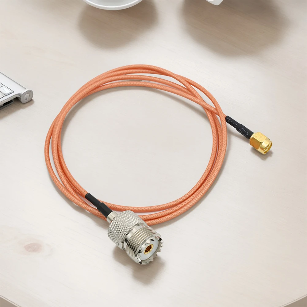 SMA ชายไปยัง UHF หญิง RG316 สาย SMA หญิง SMA หญิงอะแดปเตอร์ Coax RF สายเคเบิลขยายสายสําหรับมือถือ Walkie Talkie