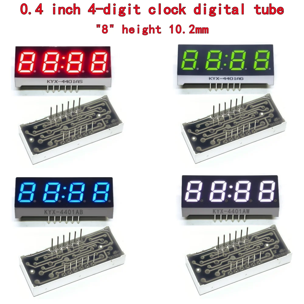 10PCS 0.4-Inch 4-Di…