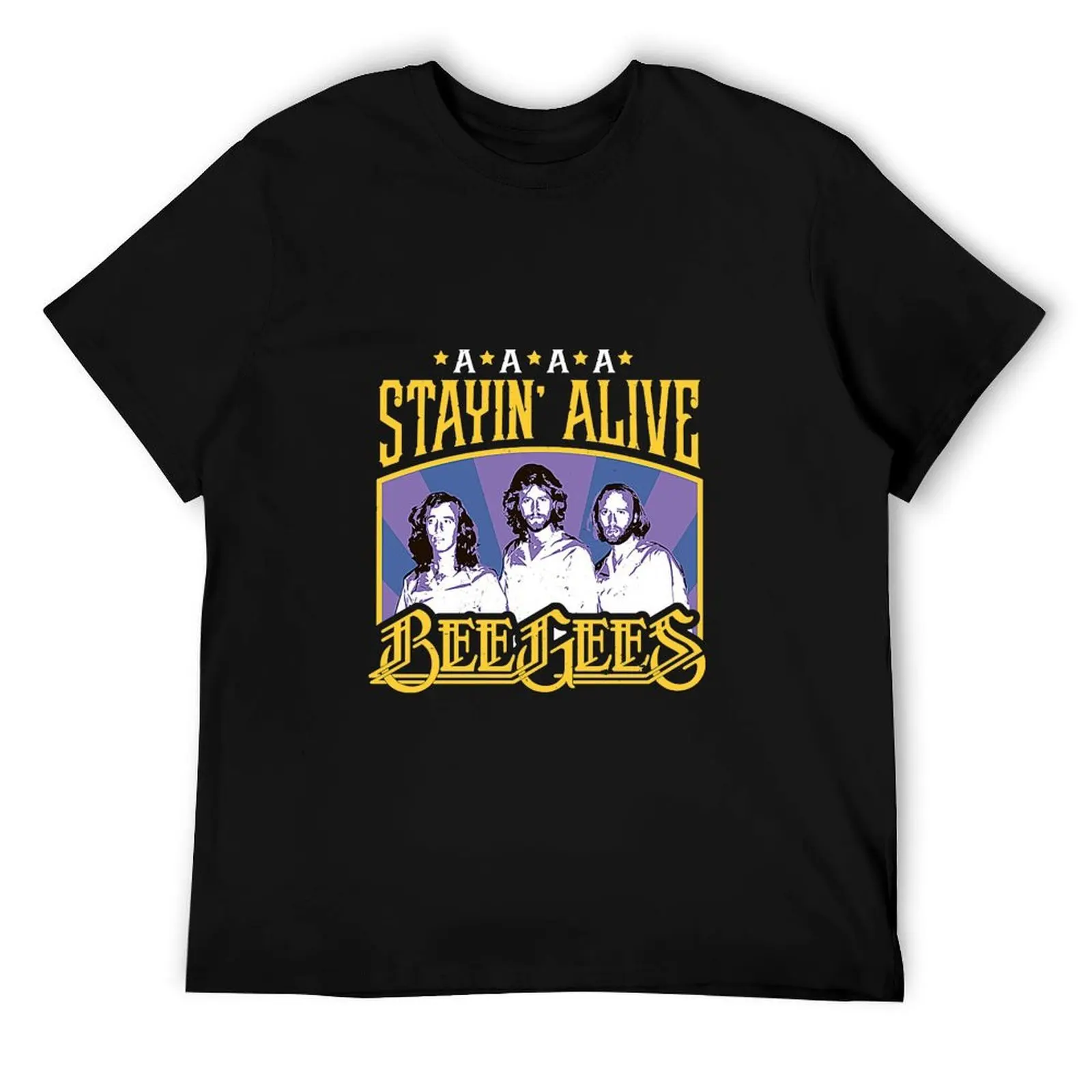 

Bee Gees band T-Shirt t shirts for man slim fit men t shirt cotton 100% T-Shirt