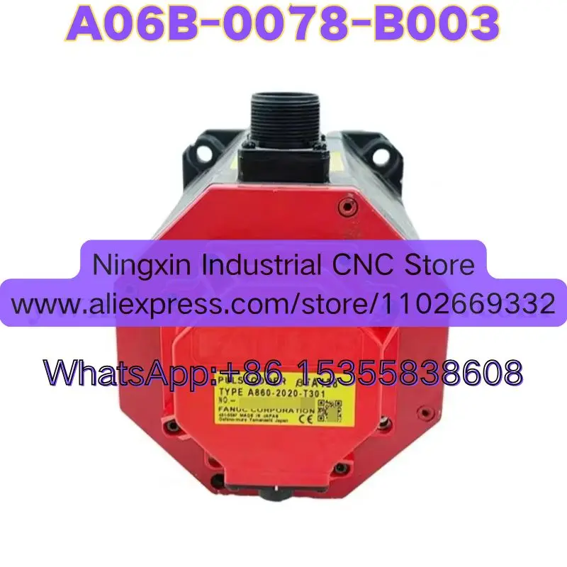 

Latest Quotation Used Servo Motor A06B-0078-B003 Normal Function Tested OK