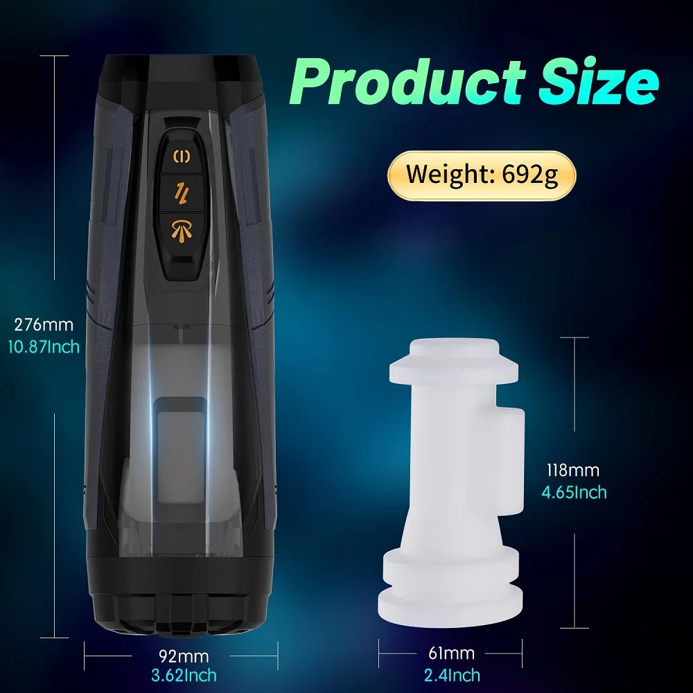 WHOLESALE Male Masturbator Thrusting Sucking Soft Sleeve Powerful Motor Stimulation Masturbation Cup Sex Toys for Men Mech