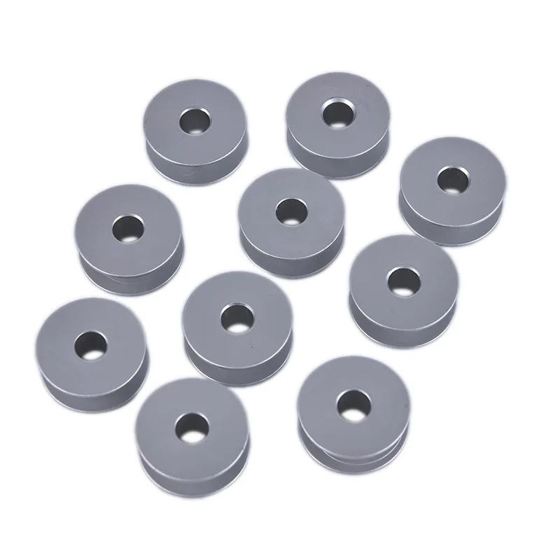 10pcs Industrial Sewing Machine Bobbin Lockstitch Sewing Machine Aluminum Bobbin Sew Accesorioes