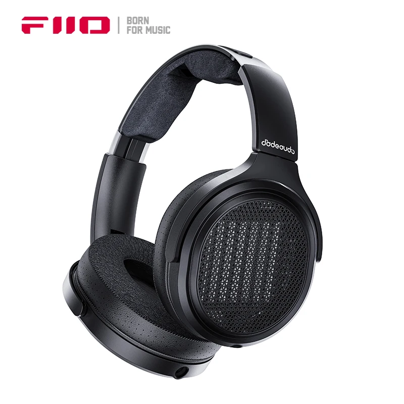 FiiO JT7 سماعات مفتوحة الظهر مستو HiFi سماعة 95x86 مللي متر الملكية مستو سائق سماعات أذن 3.5 مللي متر + 4.4 مللي متر كابلات وشملت سماعة الرأس