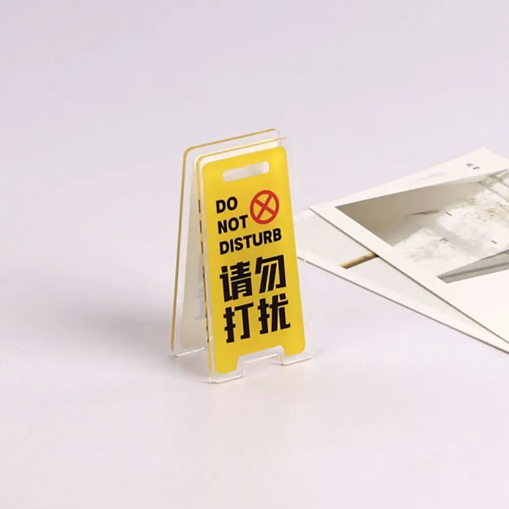 

Предупреждающий знак, акриловый зажим из полипропилена, акриловый зажим для ручного счета «сделай сам», двусторонний креативный уплотнительный зажим, отделка канцелярских принадлежностей