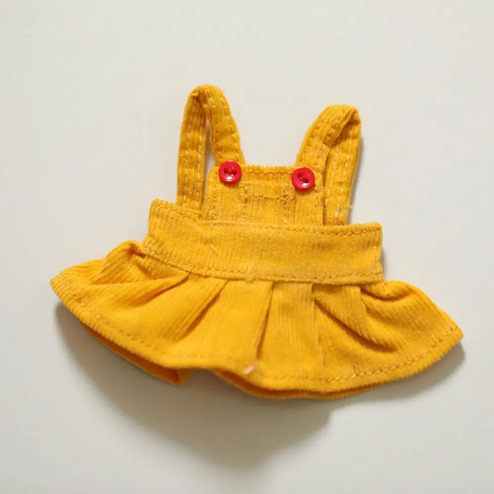 10cm Cotton Doll Princess Dresses Plush Dolls Clothes Accessories Jeans Camisole Skirt Decoration for Idol Dolls Accessories
