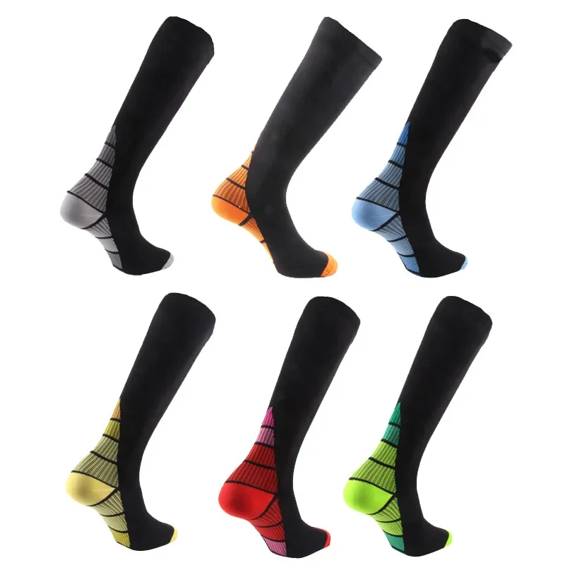 Compression Stockings Flying Pregnancy Swelling Socks Men&Women Hiking Running Socks Anti-Fatigue Outdoor Cycling Pressure Socks