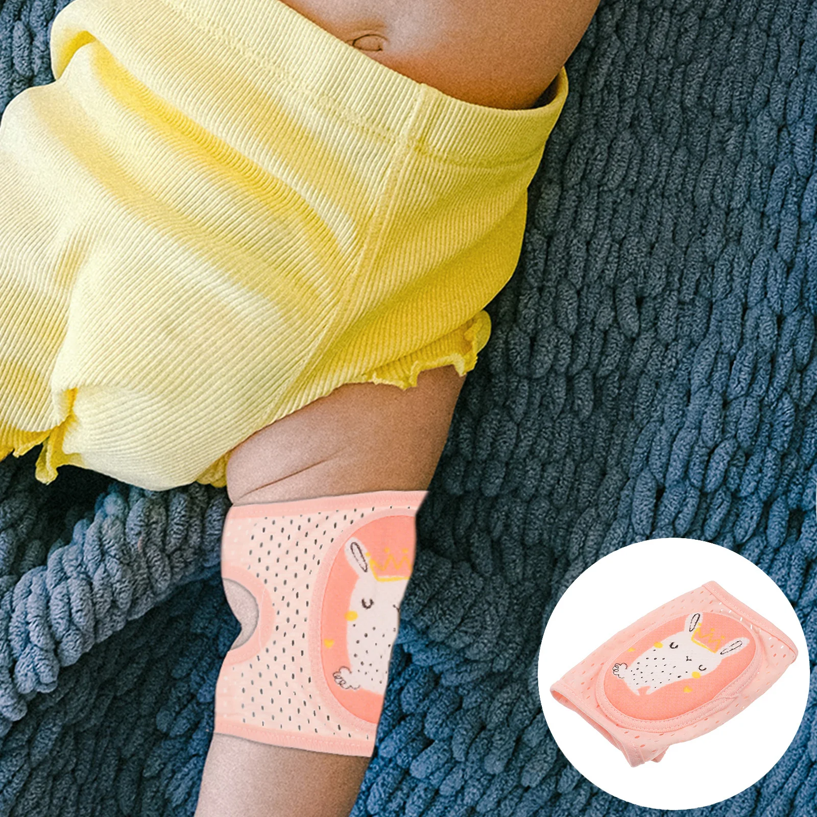 زوج واحد من رقع الركبة الزاحفة قابلة للتنفس ومريحة ومتينة وآمنة لغطاء الوسادات #3