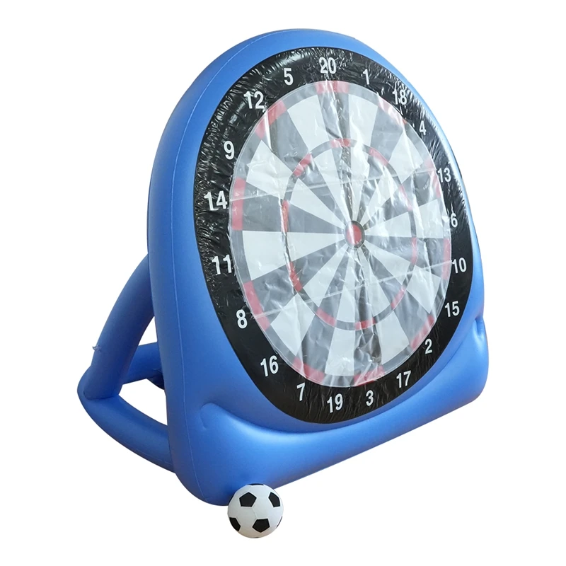 Inflatable Soccer Dart Board Set Portable Outdoor Water Toy Pool Party Game for Kids Adults Family Interactive Football Target g