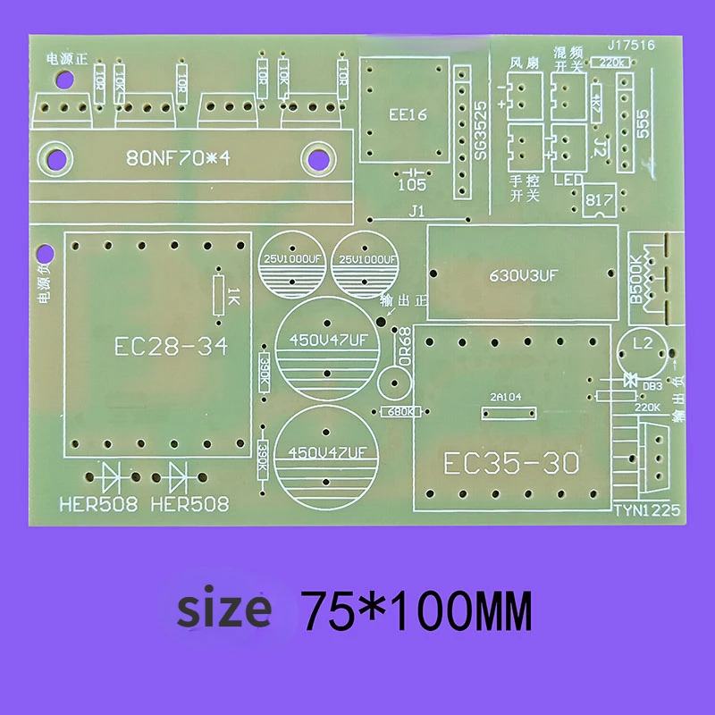 4-tube Mini Inverter PCB Empty Board Palm Computer Empty Board PCB Hands-on Inverter PCB Circuit Board Empty Board