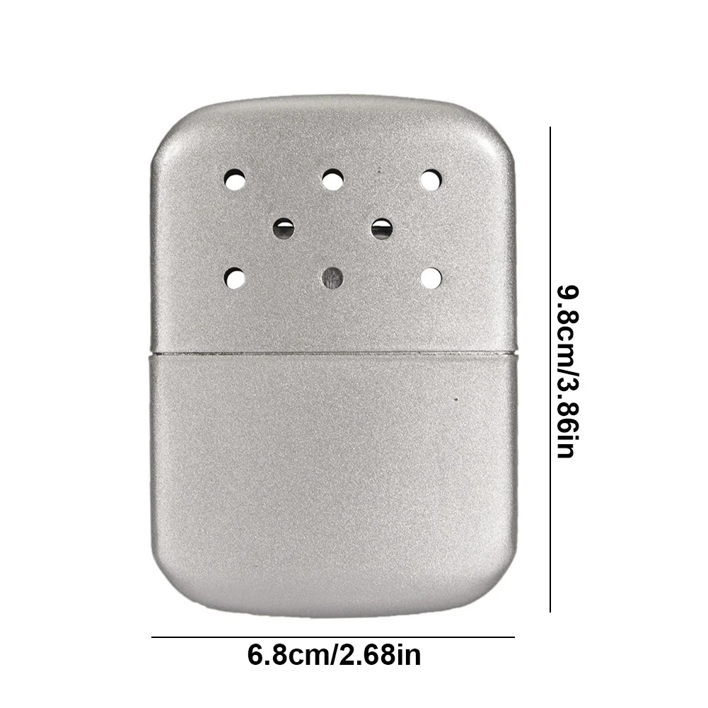 

Грелка для рук из цинкового сплава, многоразовые топливные грелки для рук, небольшой удобный обогреватель для охоты на открытом воздухе, кемпинга, рыбалки