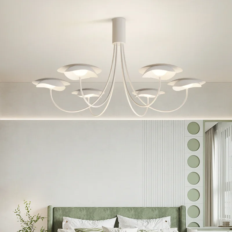 Cream style living room pendant light, bedroom light, modern and minimalist pendant light, extremely simple branch shaped room l