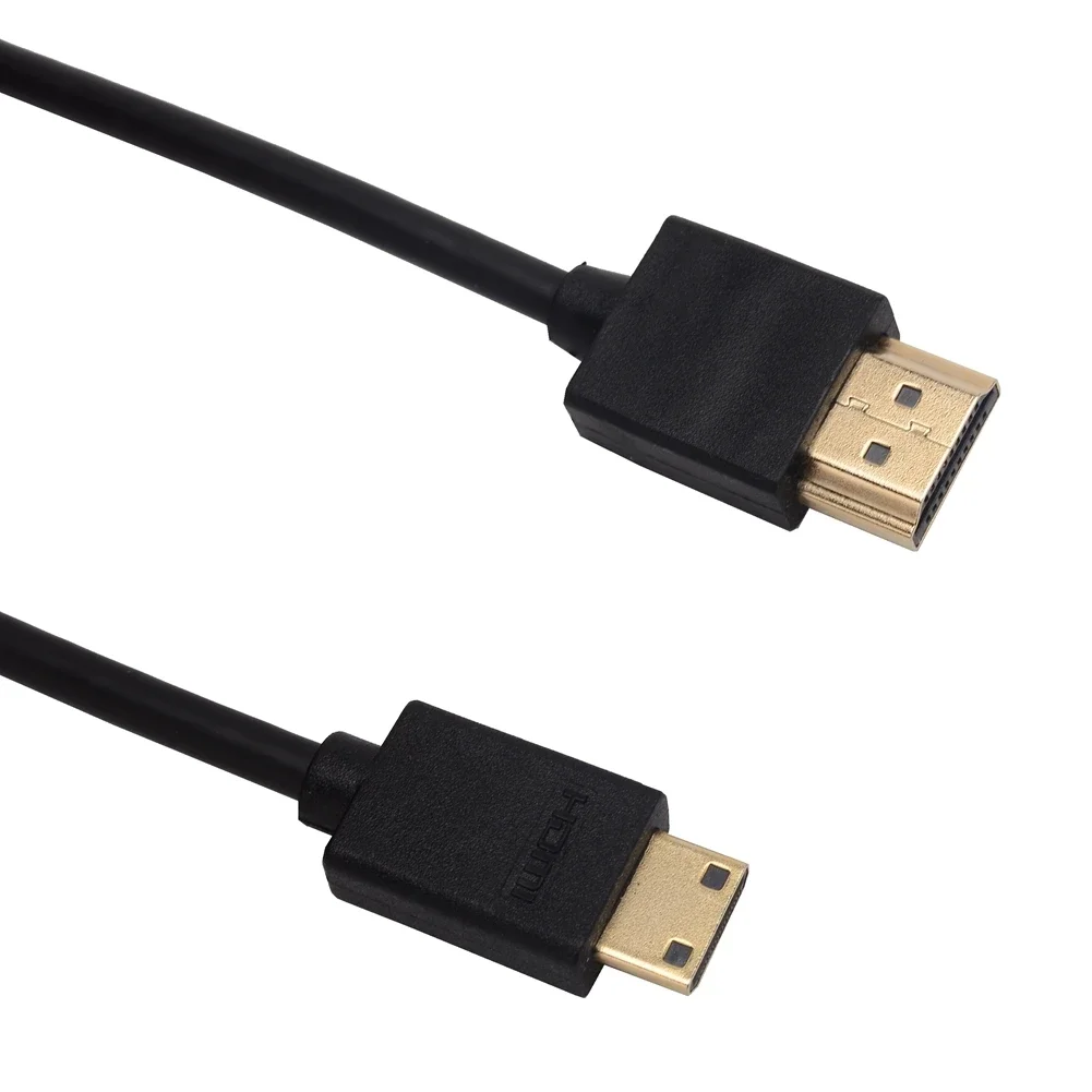 OD 3.2mm HDTV do Micro HDMI-kompatybilny i Mini HDMI-kompatybilny 2.0 wersja męska 4K @ 60HZ przedłużacz 3D 0.3M 0.5M 1M 1.5M