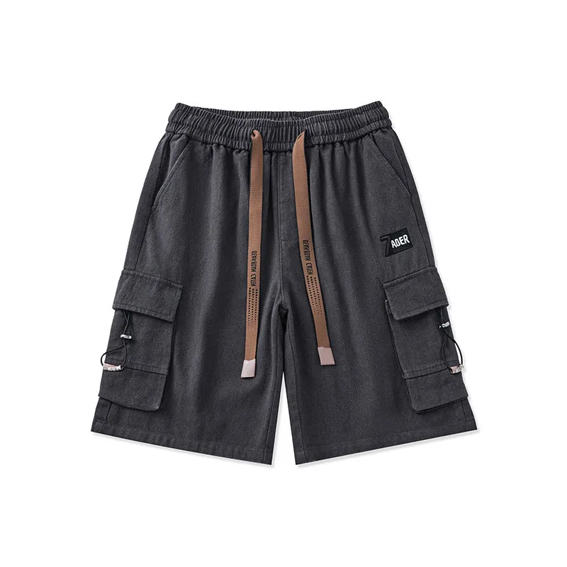 8XL New Summer Men Cotton Loose Casual Tooling Shorts Jogger Sports Shorts Quality Male  Multi Pockets Cargo Knee Length Pants