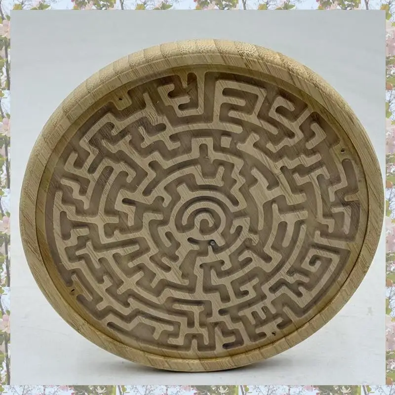 T84C-ไม้เกมกระดานเขาวงกตรอบเขาวงกตเขาวงกตเกมกระดานเขาวงกตปริศนาเกมตรรกะสําหรับเด็กวัยหัดเดินผู้ใหญ่