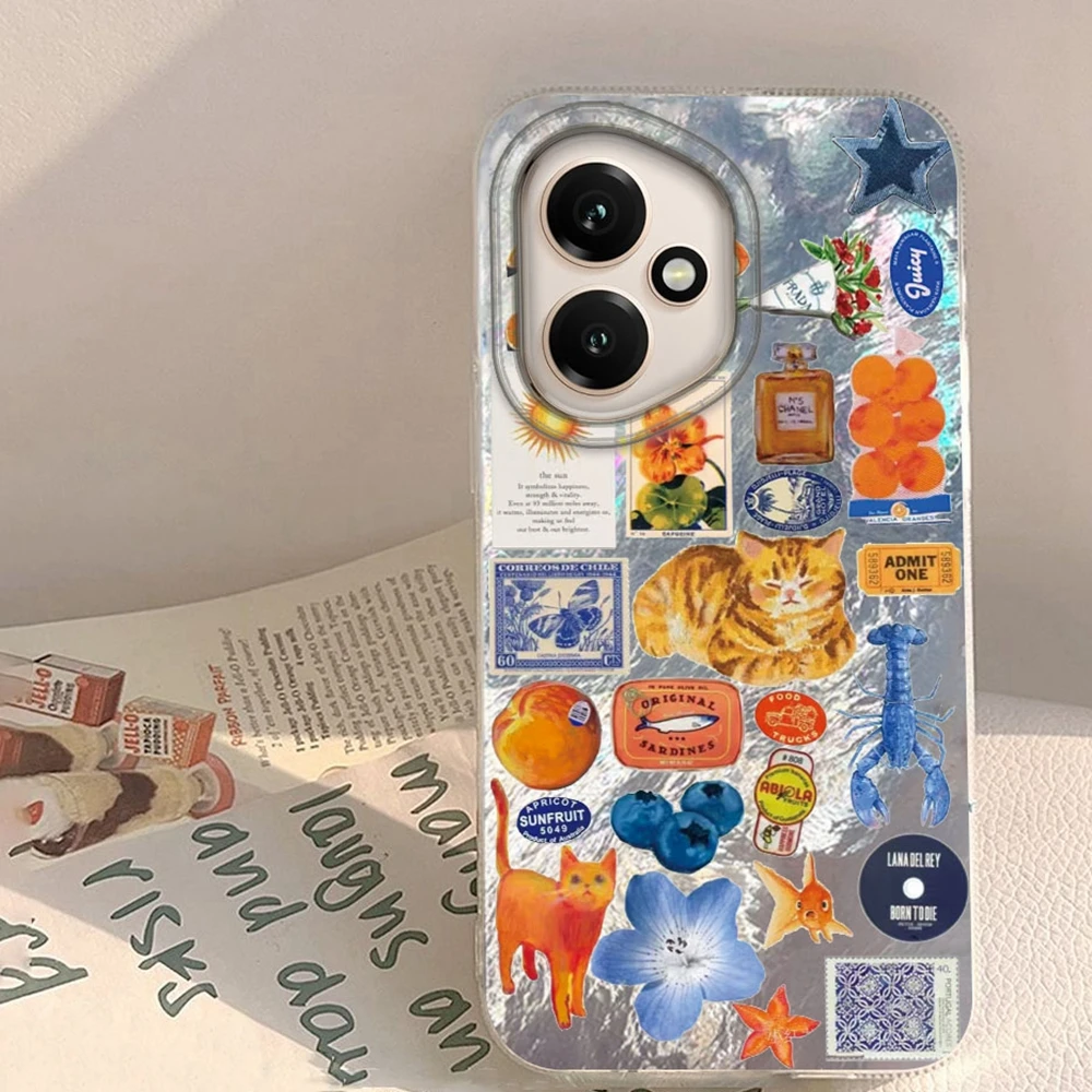 Flower Cat Labels P…