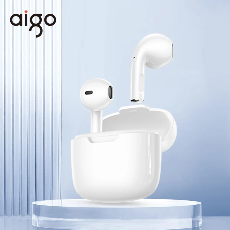 Aigo TJ35 2024 True Wireless Headphone Long endurance In-Ear Upgrade Bluetooth 5.4 Earphones Low Latency For Gaming NEW Headset