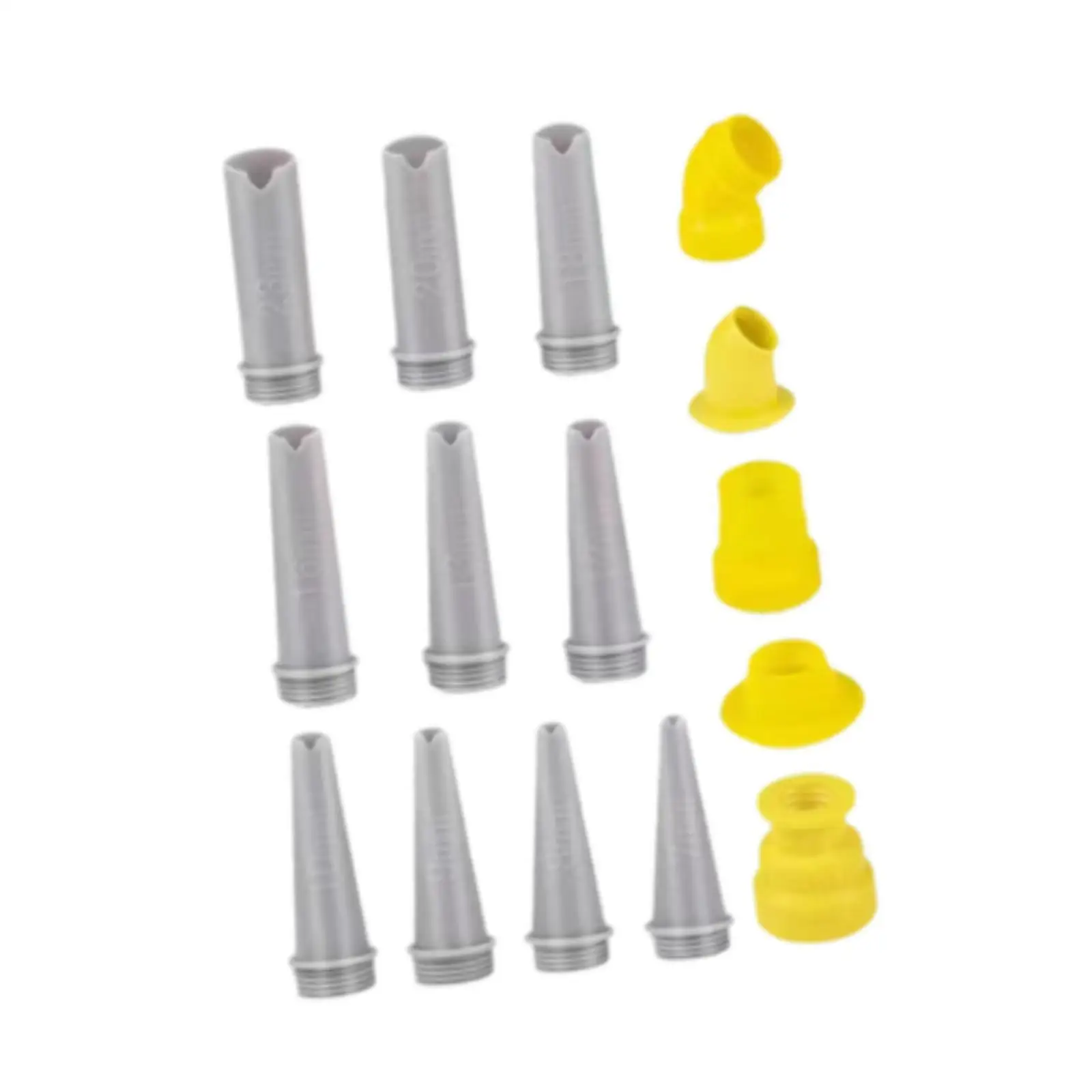 Caulk Nozzle Kit Caulking Extension Nozzles Reusable Caulking Accessories Finishing Tools Caulking Tips for Kitchen Window