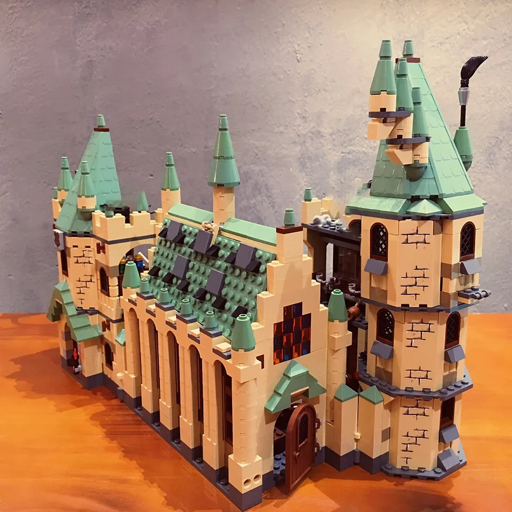 Kreatywny ekspert seria filmów Castle Architecture moc Building Block cegły model widoku na ulicę zabawka przyjaciele prezenty urodzinowe 1290 sztuk