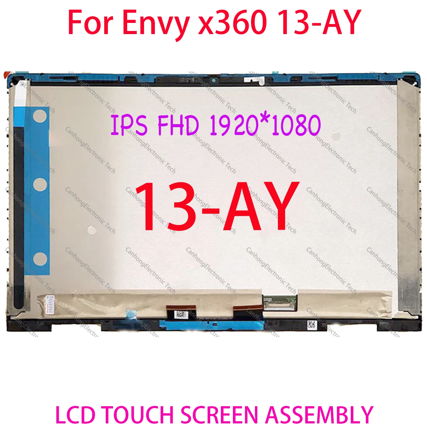 Imagem -03 - para hp Envy X360 13-ay 13-ay0067nr 13-ay0504sa Nv133fhm-n5t Nv133fhm-a1a B140hat04.1 Lcd Assembléia Digitador da Tela de Toque 13.3