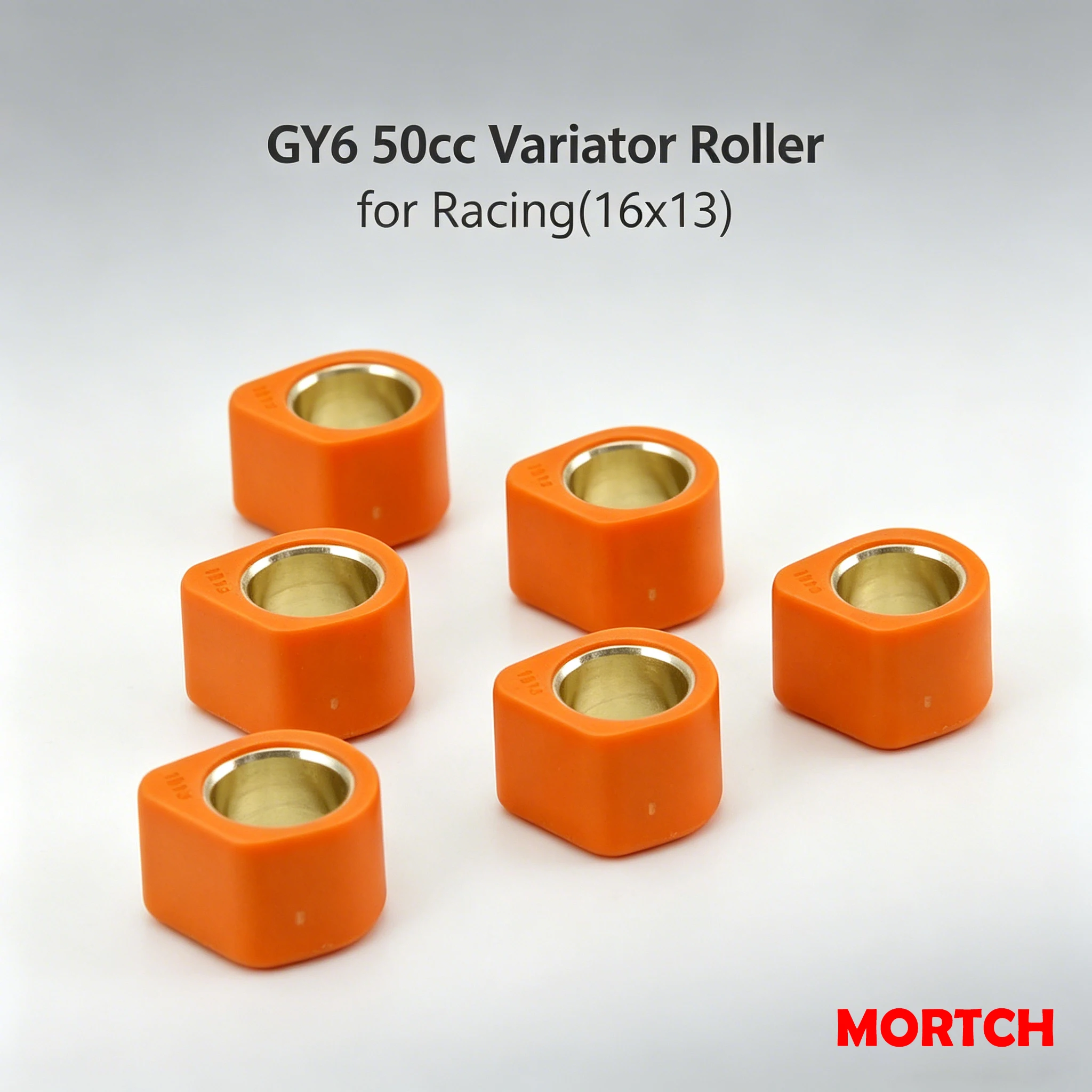 Roller Variator Racing 16x13 5g 5.5g 6g 6.5g 50-D4031 Untuk Mesin Skuter Moped Cina GY6 50cc 139QMB