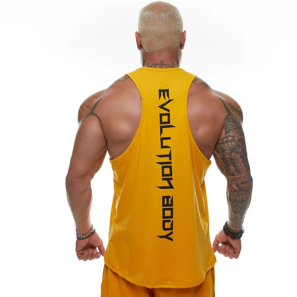 Summer Gyms Men Fashion Sleeveless Brand Tank tops Male Bodybuilding Fitness Clothing Comfortable Breathable quick-drying Vest