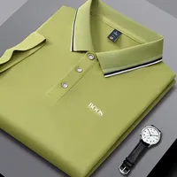 Embroidery New Summer Polo Shirt Men High Quality Men's Short Sleeve Hot Sales Top Business Casual Breathable Polo-shirt for Men