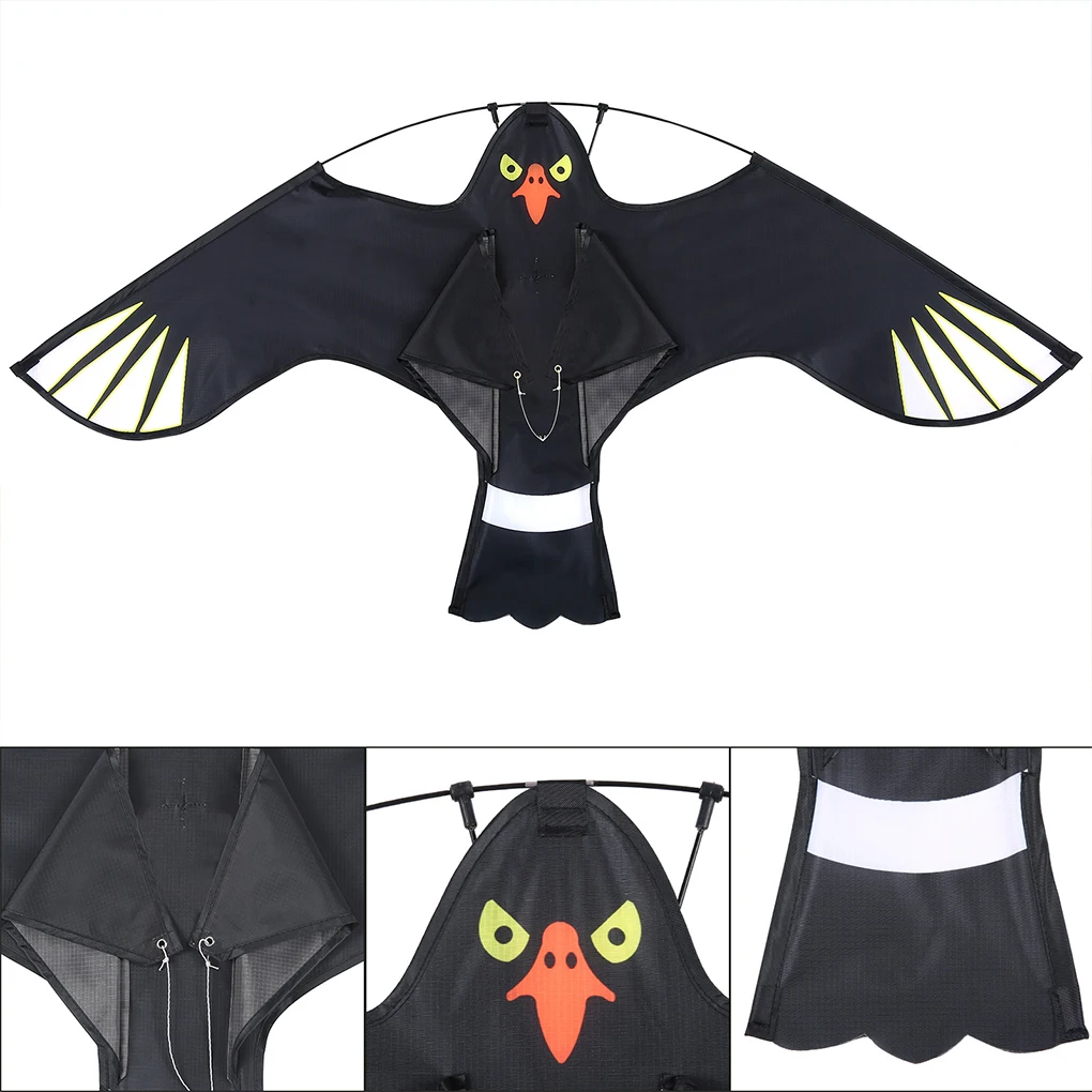 Replacement Bird Bird Kite Bird Repeller Flying Eagle Kite Simulation Flying Hawk Kite for Gardens Fruit Gardens Fish Ponds