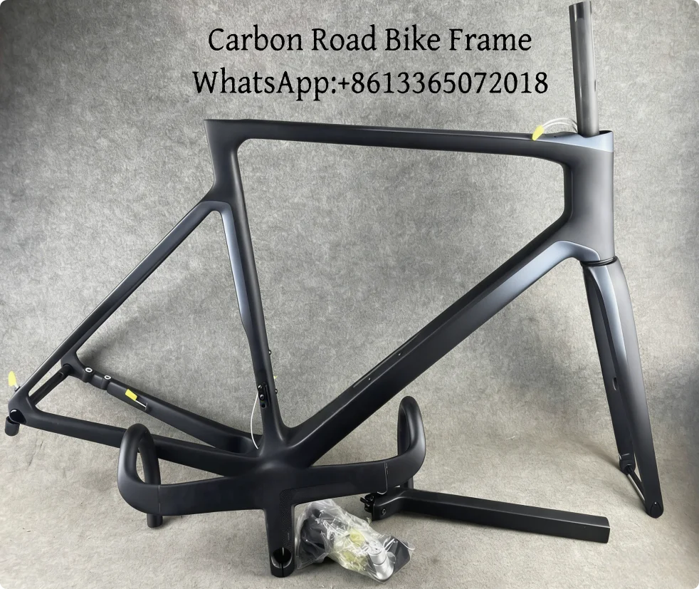 

Classic V4RS T1100 Carbon Bicycle Frame Disc Brake Ultralight Racing Bike Frameset Black