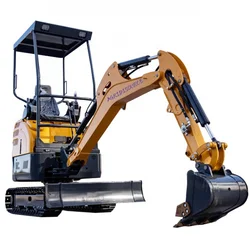 china：1000kg hydraulic mini excavator mini digger loader bagger with competitive prices