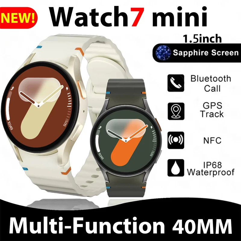 Original Galaxy Watch 7 Classic Smart Watch Women Bluetooth Call Smartwatch Men  AMOLED GPS Sports Watches Men For Android IOS