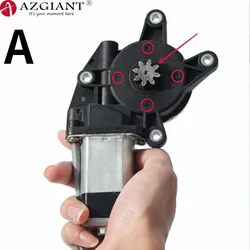 AZGIANT Universal 4 Hole 8 Teeth Car Window Engine DC Motor Electric Glass Lifter Motor DC 12v/24v Auto Parts