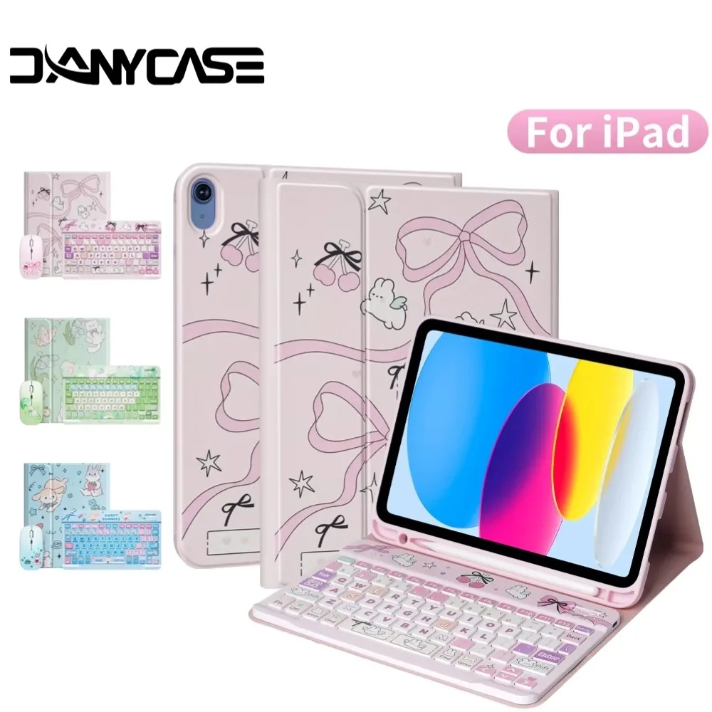 Magic Keyboard case For ipad a16 case 11th 10th Generation CaseFor iPad 11 Air 4 5 6 Cover For iPad Pro 11 2018-2022 Funda