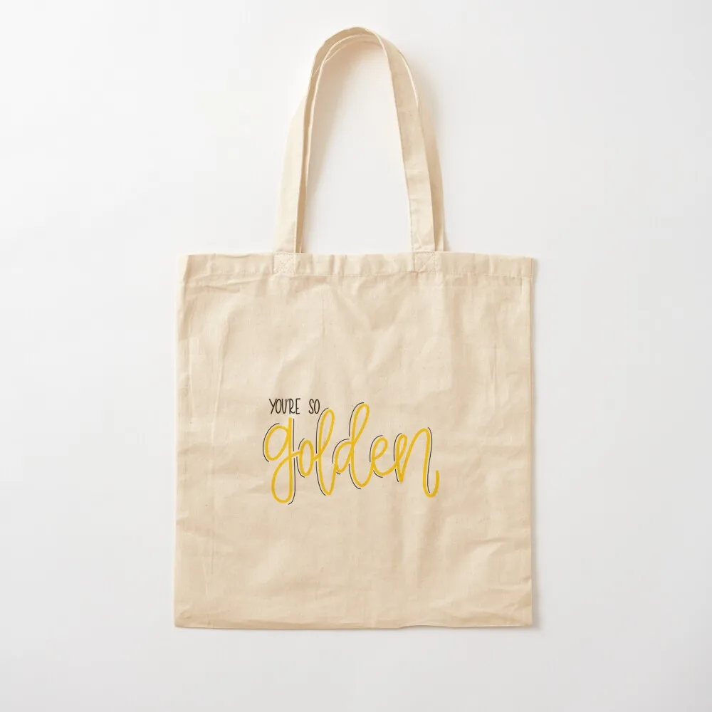 “You’re So Golden”! Tote Bag canvas bags Portable shopping bag Eco bag tote women