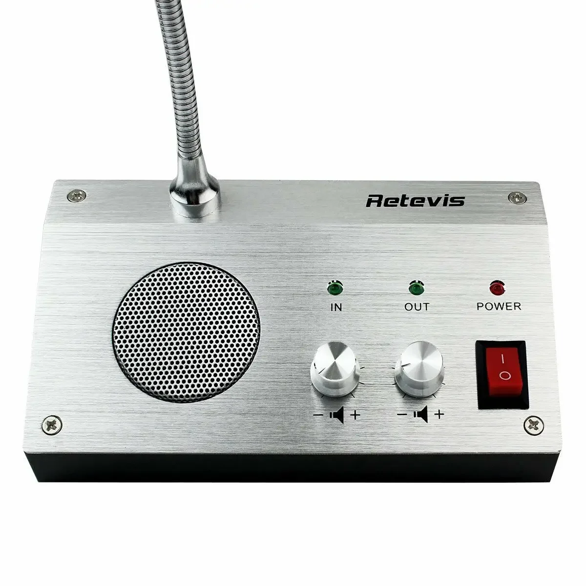 Window Counter Intercom Two Way Station Anti-interference Bank Hospital Hotel Store Market Office Desktop Isolation Communicator