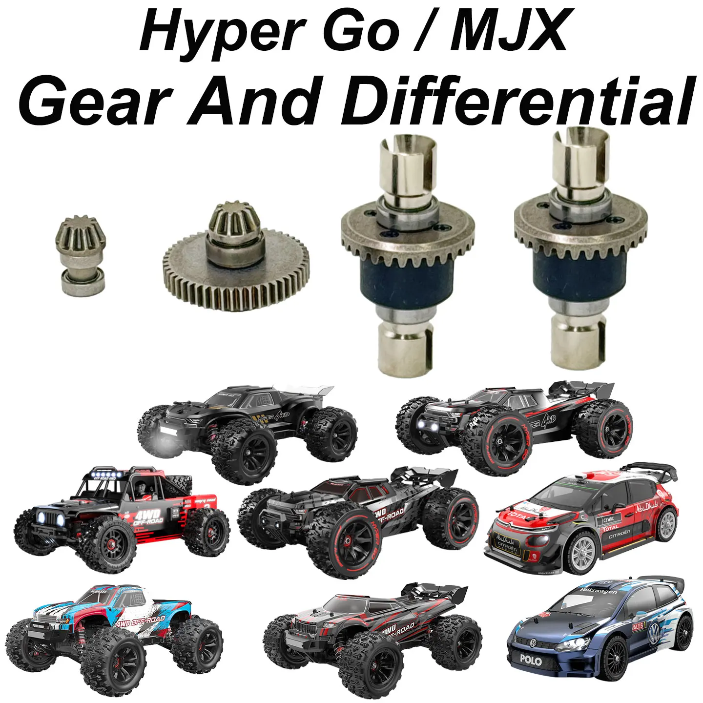

MJX HYPER GO RC Car Accessories: Gear Differential Upgrade Parts, Suitable for 16208, 14303, 14210 H14BM H16BM