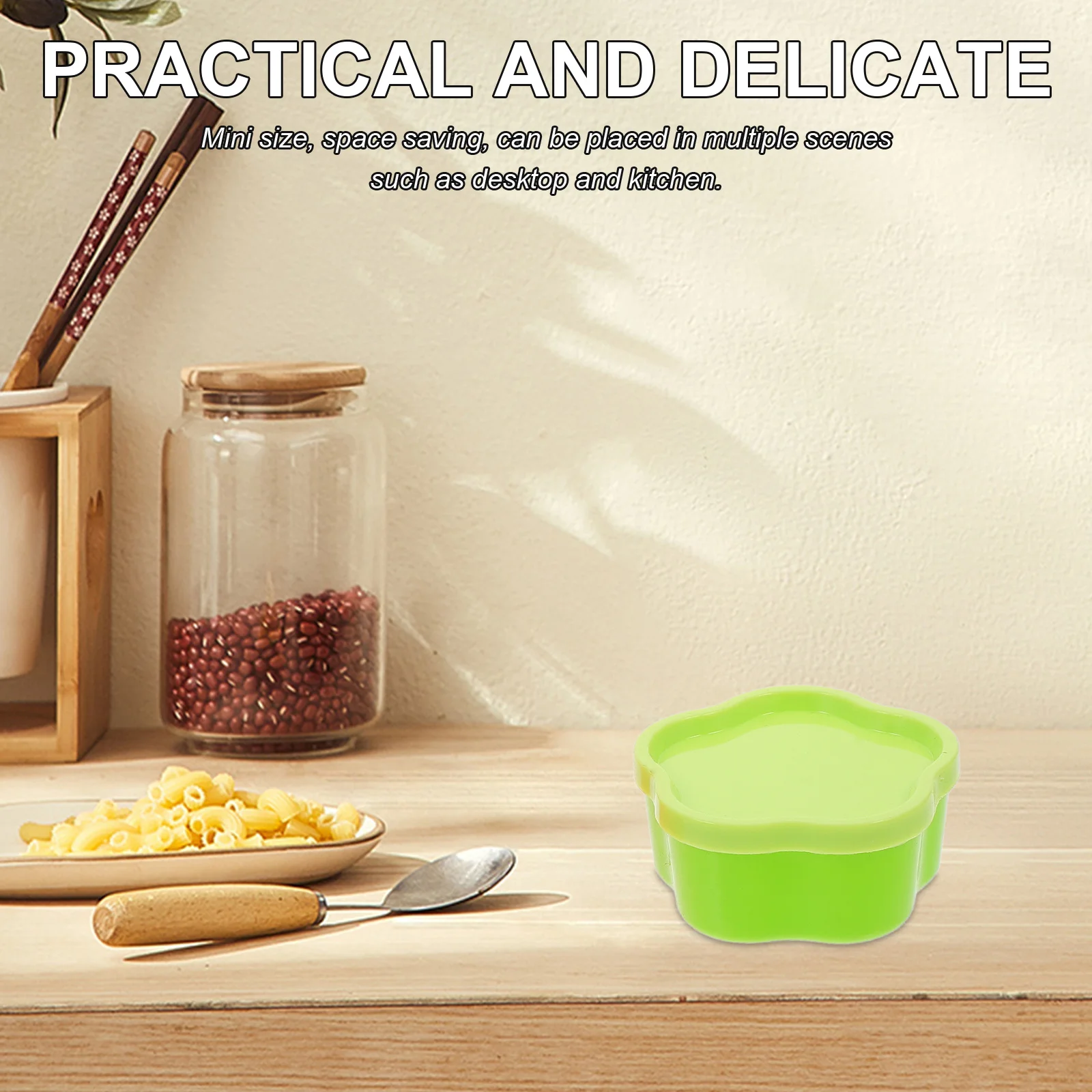 

5Pcs Reusable Plastic Sauce Container Small Snack Boxes Leakproof Salad Dressing Cups Condiment Containers for Lunch