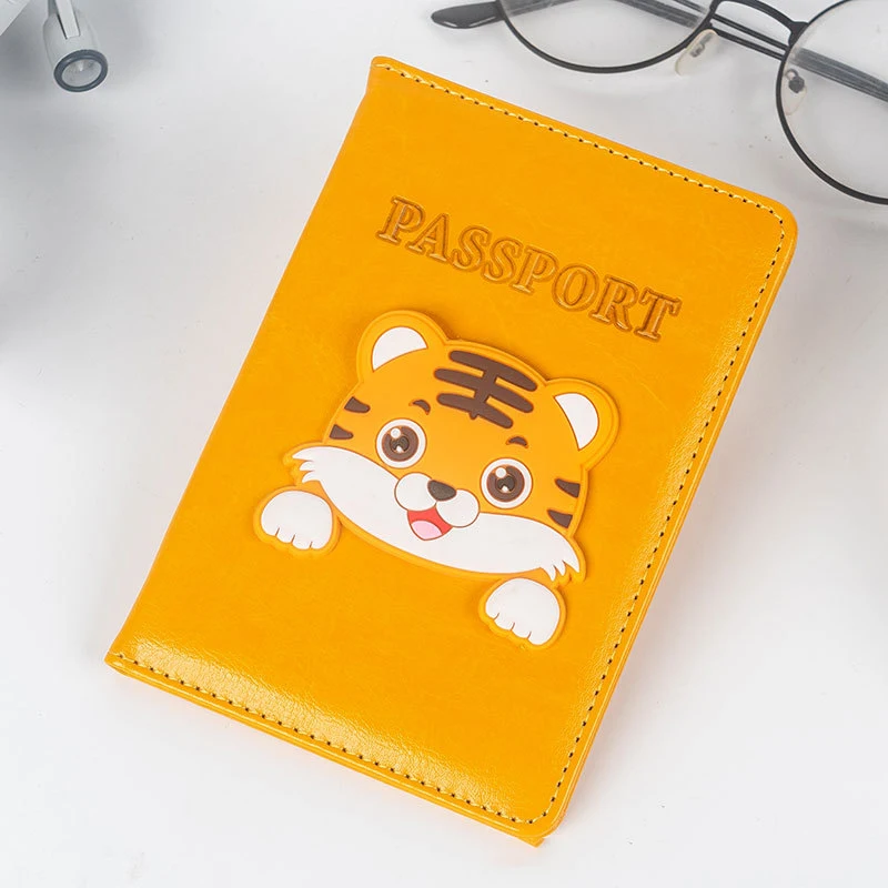 Cute Passport Holder Boy Girl Gift Pu Travel Wallet Passport Case Fashion Cover for Passports Travel Document Organizer