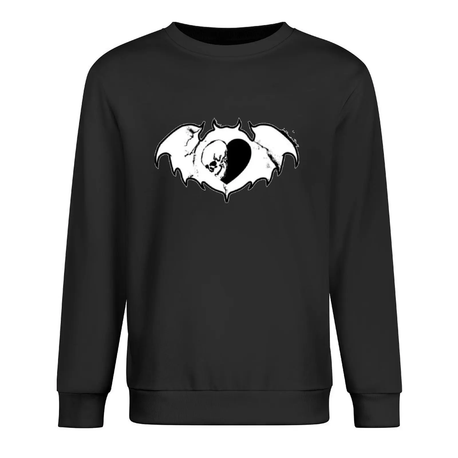 

Clandestine Skull Bat White Pullover fashion men autumn new products japanese style anime clothing hooded sweatshirts