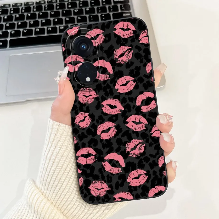 For OPPO Reno 8T Case CPH2481 Shockproof Cover Popular Flower Soft Silicone Phone Case For OPPO Reno8 T 5G CPH2505 Protect Cover