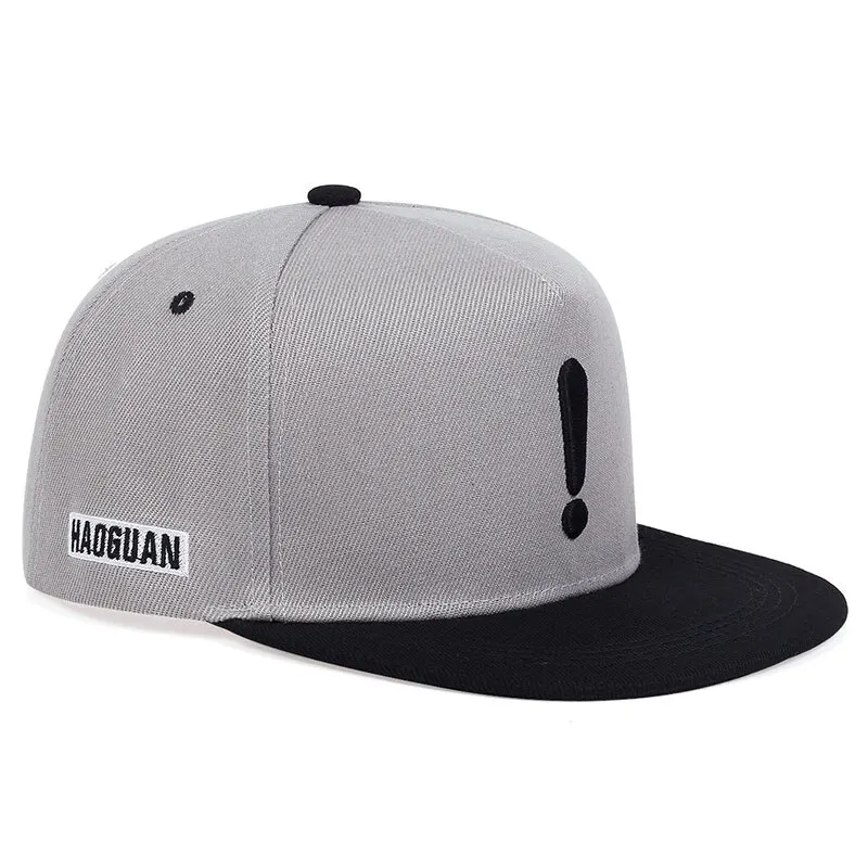 2024 Fashion Fastball Cap Hip Hop Hats Baseball Cap For Men Exclamation Point Embroidery Summer New Street Trend Snapback Caps