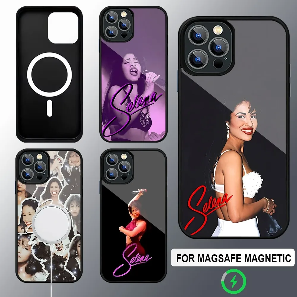 Selena Quintanilla Phone Case Magsafe Wireless Charging Cases For IPhone 16 15 13 12 11 14 Pro Max Mini 8 Plus XS X XR