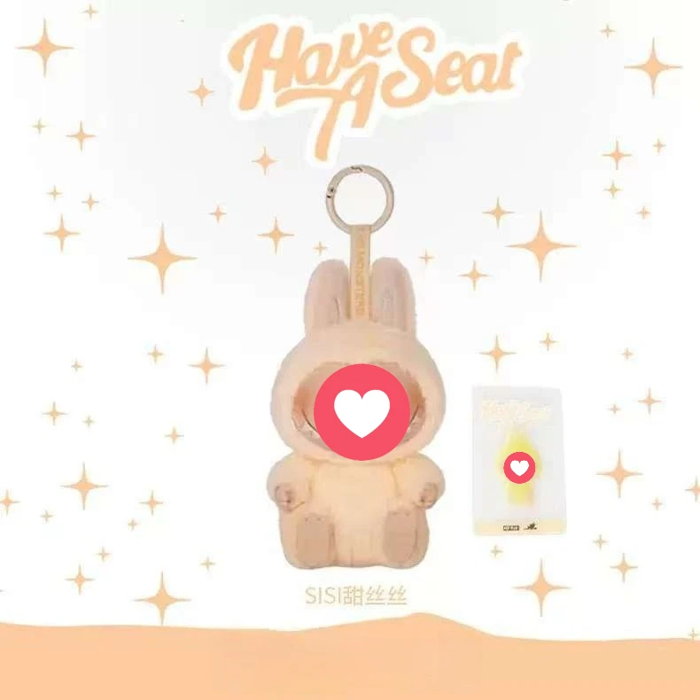 صندوق أعمى [الجيل الثاني] bubu يجلس معكرون سلسلة الكرتون سيارة زخرفة ، الفينيل الوجه أفخم دمية المفاتيح قلادة اللعب