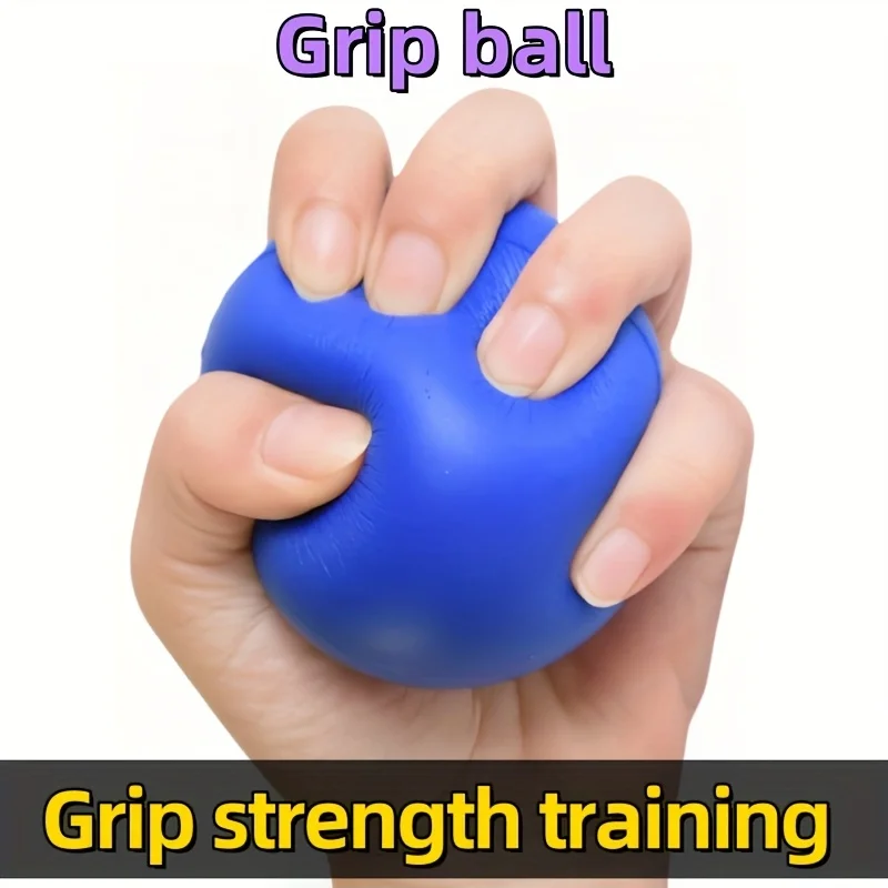 Hand Grip Ball Strength Training Squeeze Ball for Wrist Power Building Finger Exercise Daily Fitness Relaxation Recovery Tool