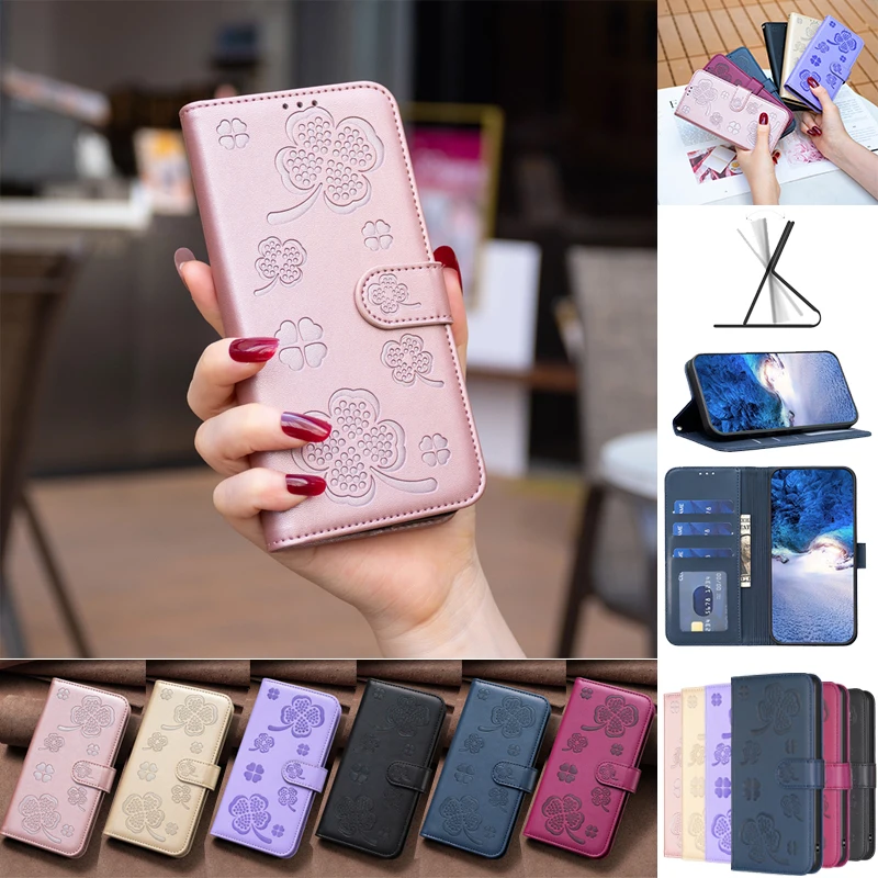 For Motorola Moto E13 Phone Case E40 E32 E30 X40 Funda MotoE13 MotoE40 Leather Flip Card Slots Wallet Stand Cases Protect Cover