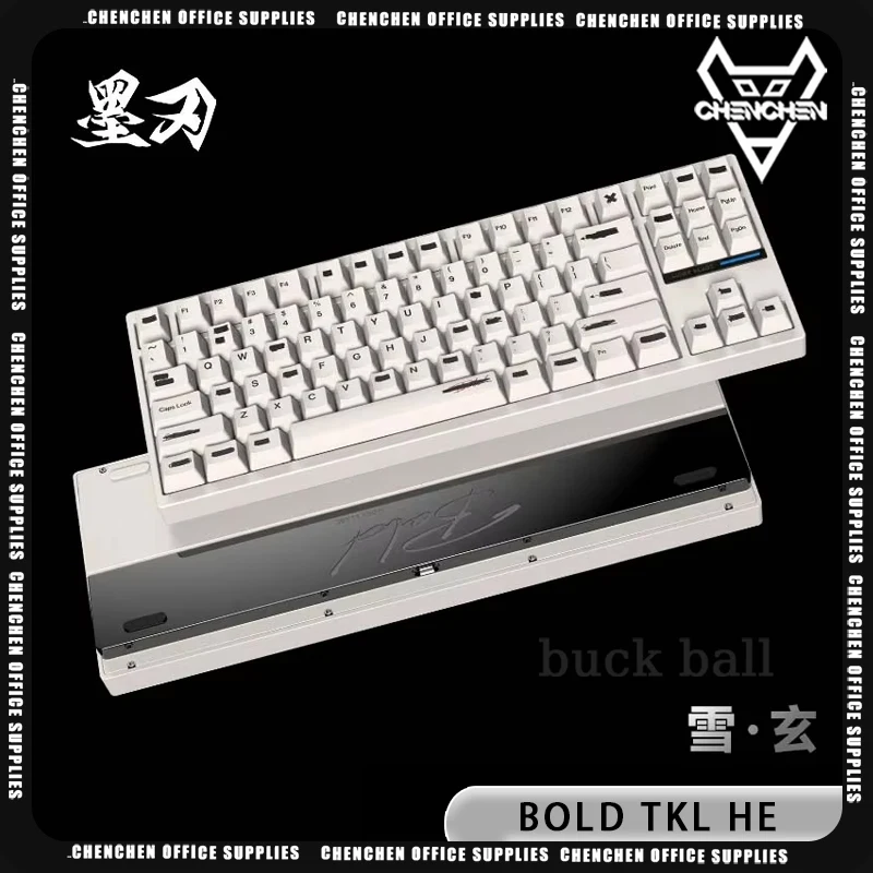 MorkBlade Bold TKL HE Magnetic Switch Mechanical Keyboard Custom 8000Hz RT0.01mm Gaming Keyboard Aluminium Alloy PC Accessories