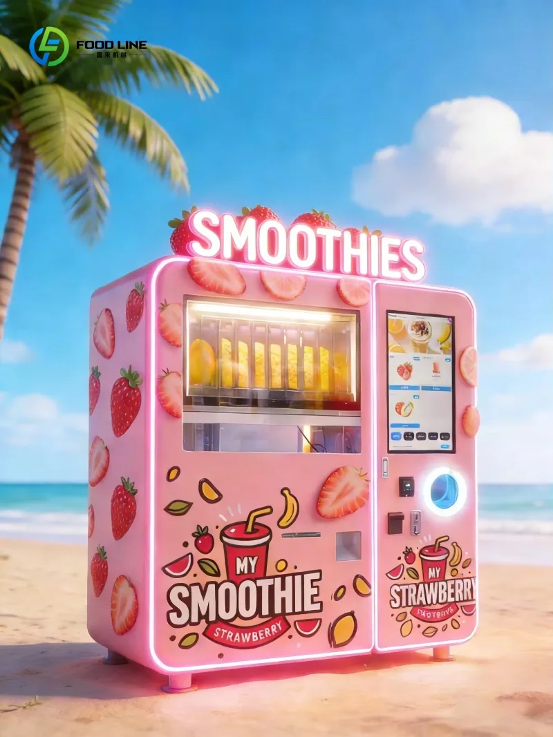 Commercial Smoothie Vending Machine Metal Body 24