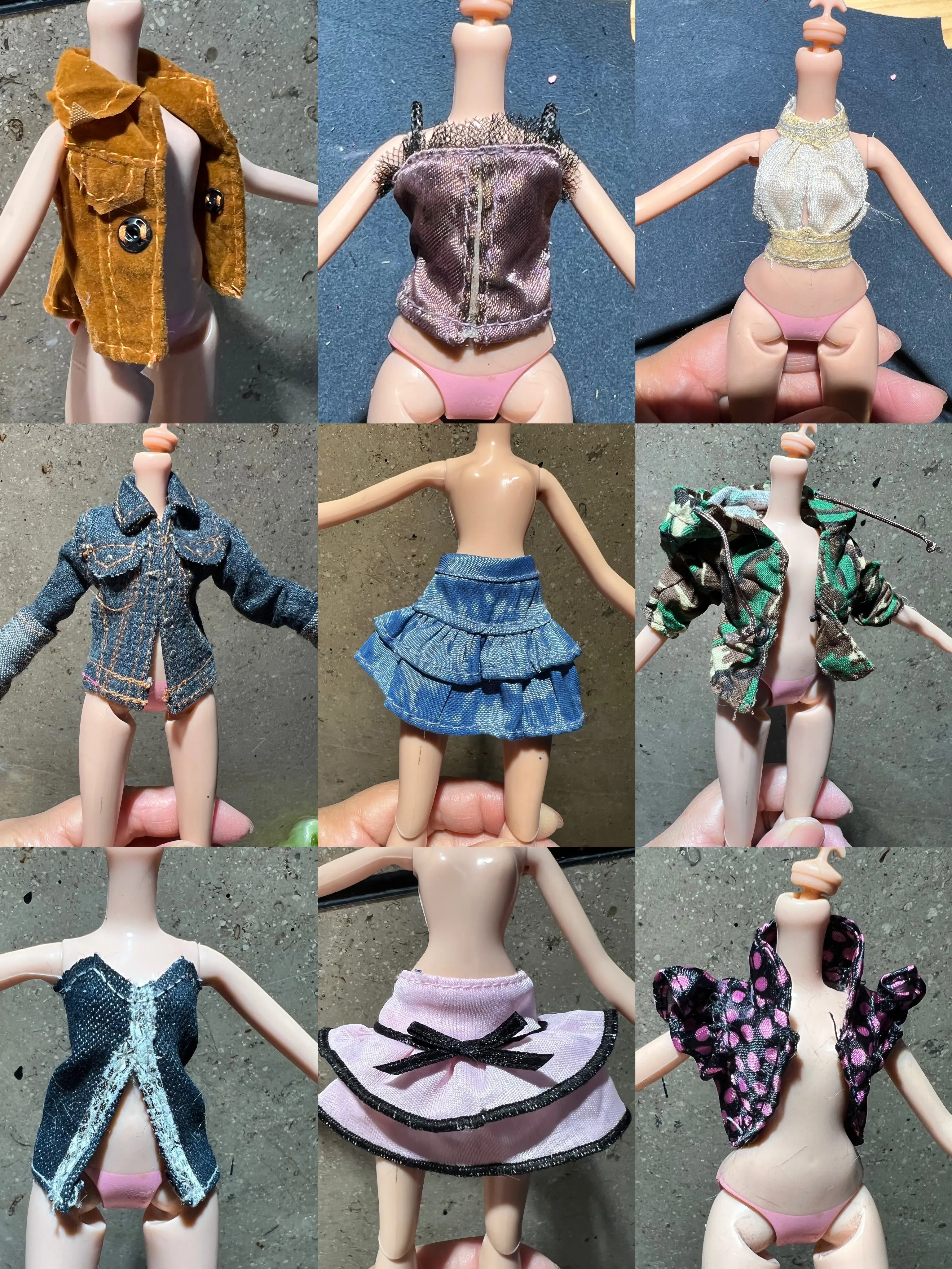 30cm Monstering High Doll Clothes for Bratzes doll Dressing Soft Casual Wear Handmade Clothes Outfit Doll Clothing Girl Toys