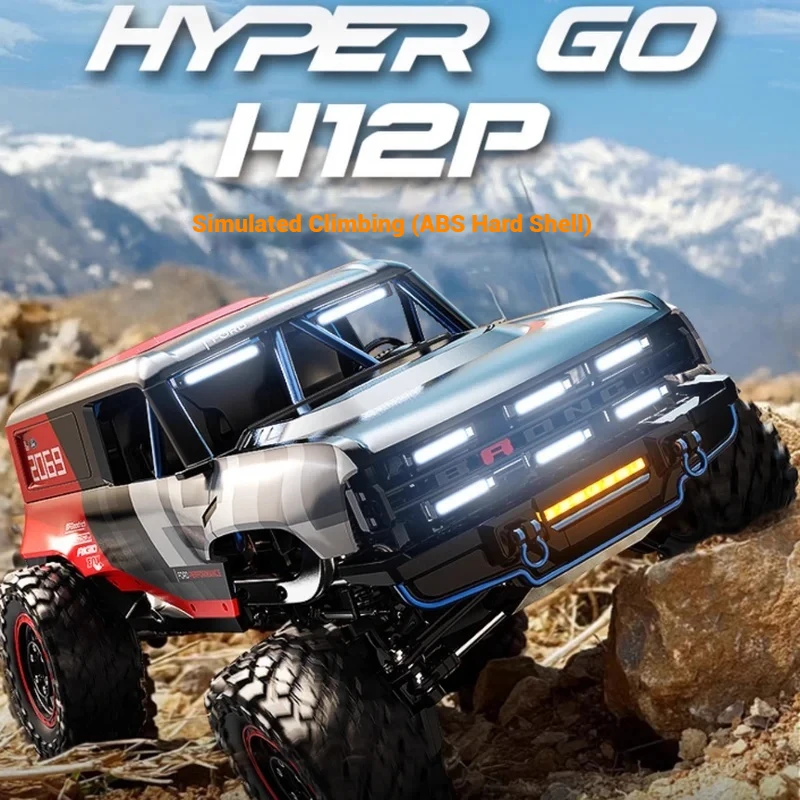 Nieuwe Verkoop Goed Mei Jia Xin Borstelloze H12p Legering Grootschalige Afstandsbediening Elektrische Vierwielaandrijving Off-Road Klimmen auto Speelgoed