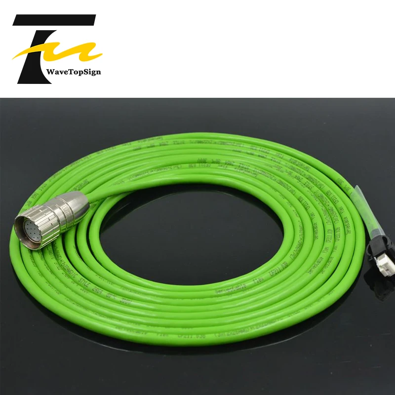 WaveTopSign Servo Motor Encoder Cable VW3M8102R30 VW3M8102R50 VW3M8102R100 VW3M8102R150 VW3M8102R200 for Schneider BMH Series
