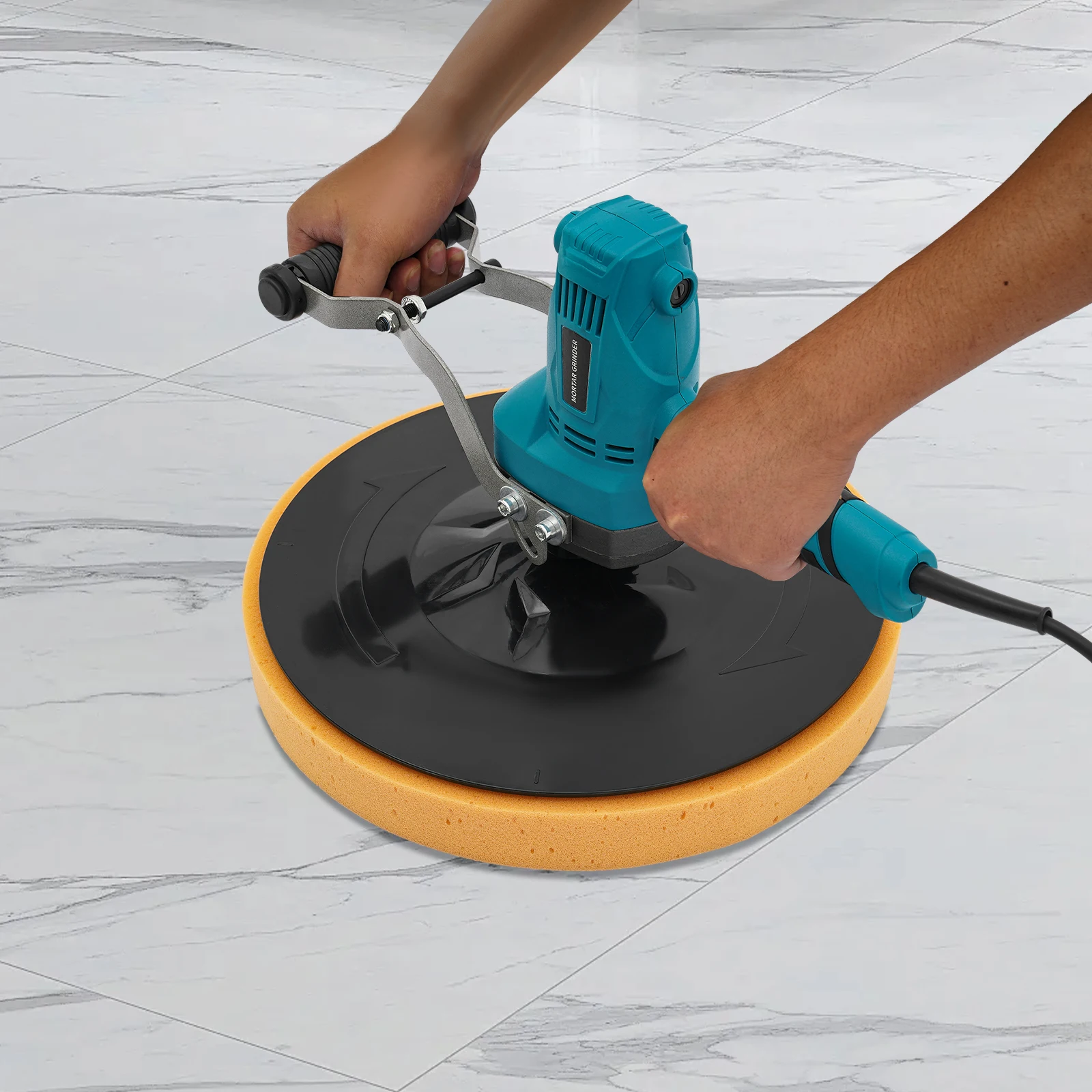 Easy-Install&Clean Concrete Grinder For Multi-Scenes - Simple Structure+English Manual+Full Accessories Support Quick Assembly